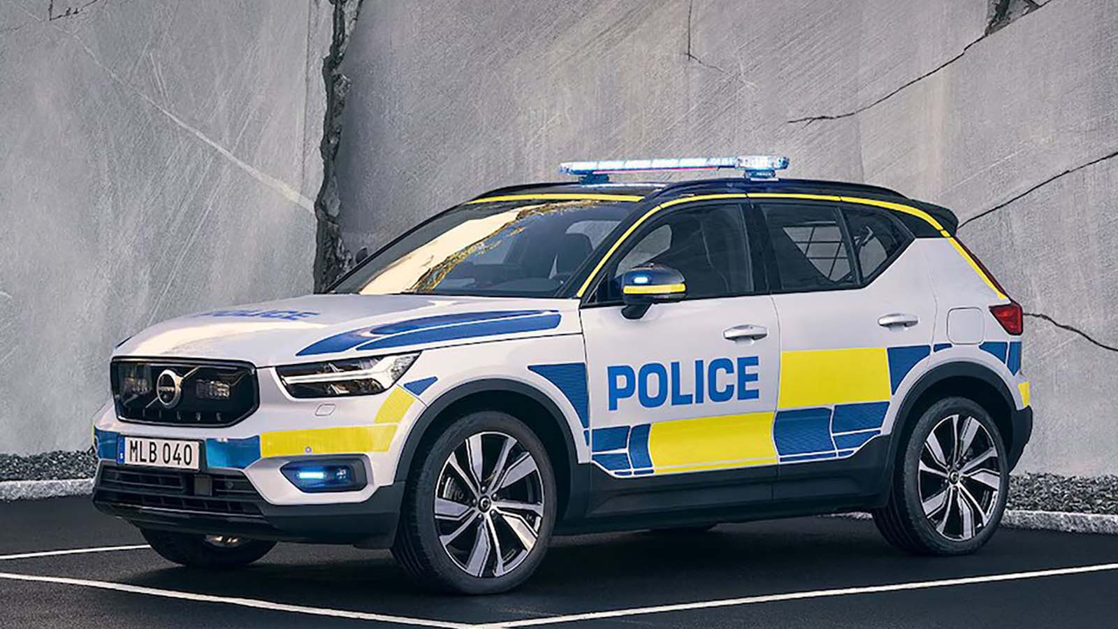 Volvo XC40 Police Electric Vehicle Concept