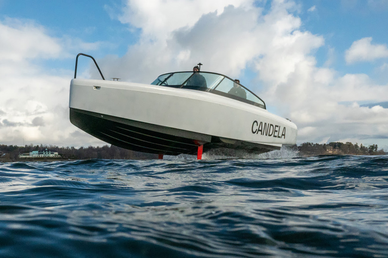 New Candela C-8 electric hydrofoil to fly into Venice boat show | Move ...