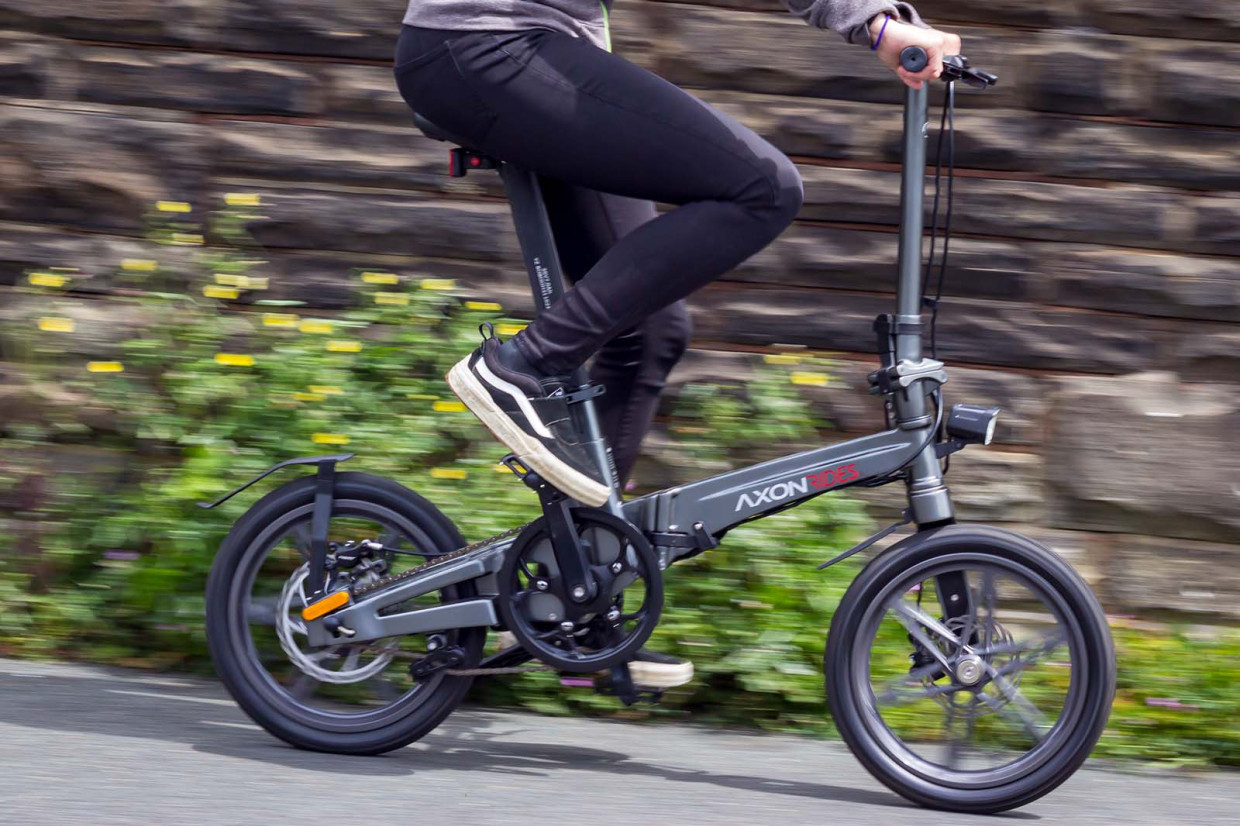 Audi folding 2024 bike review