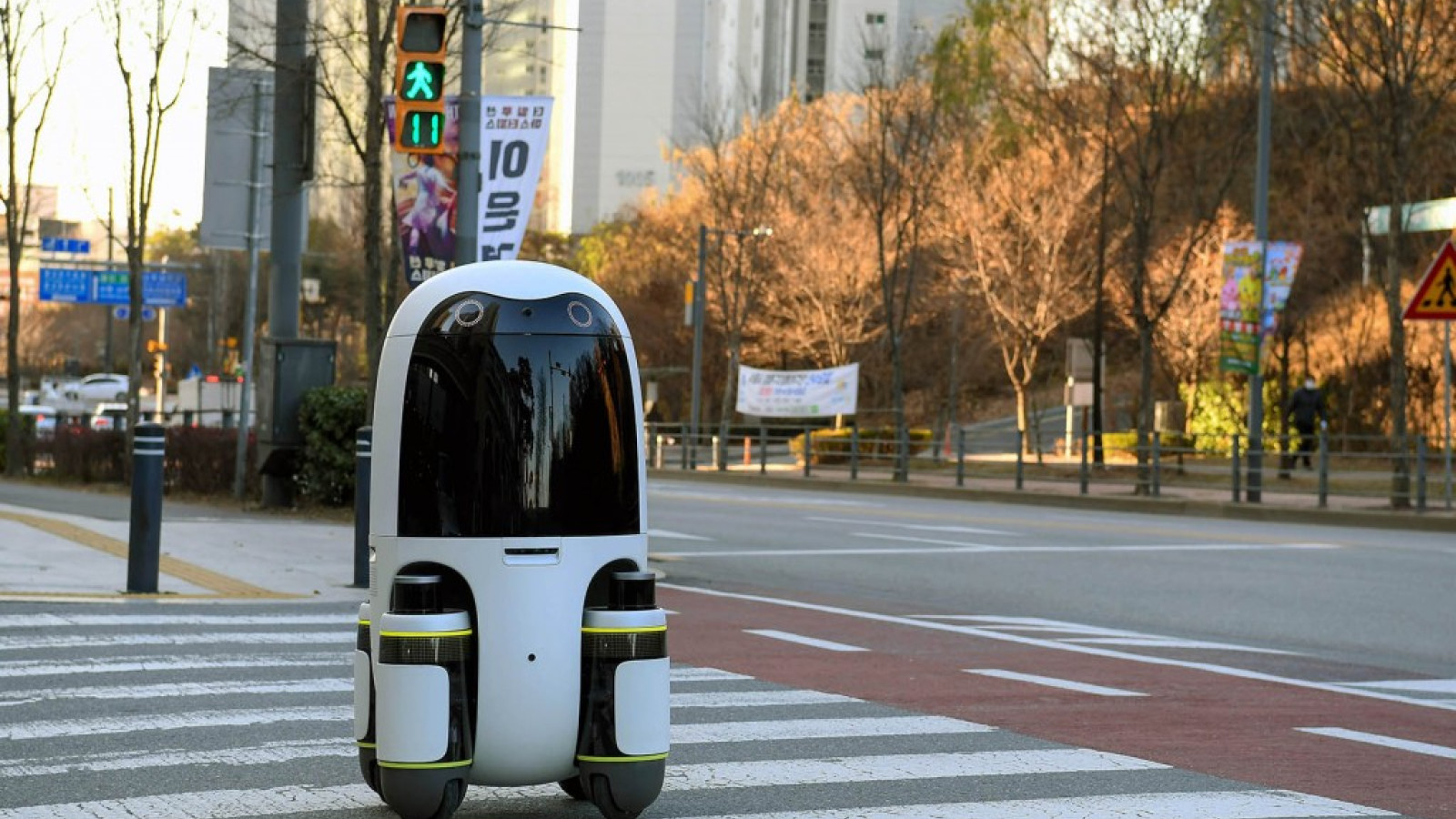 Hyundai room service robot