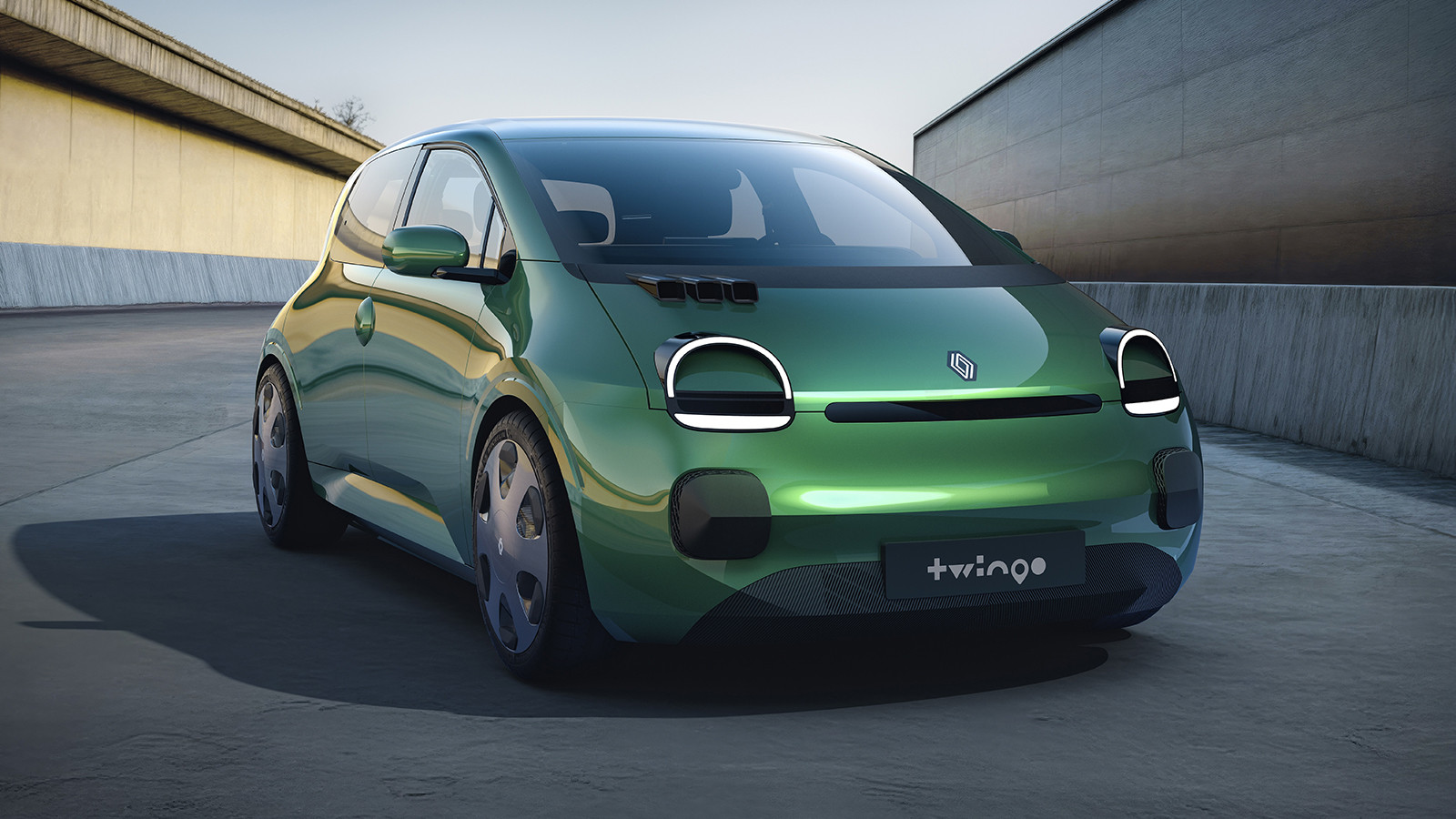 The Renault Twingo interior has been revealed as Renault says the concept is '90% ready'.