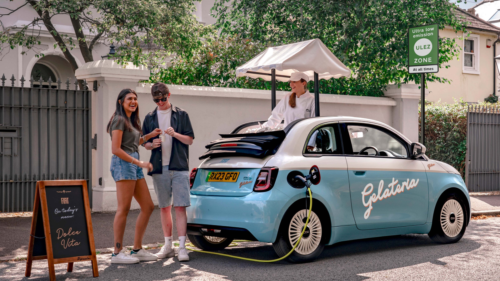 Fiat 500e Gelateria