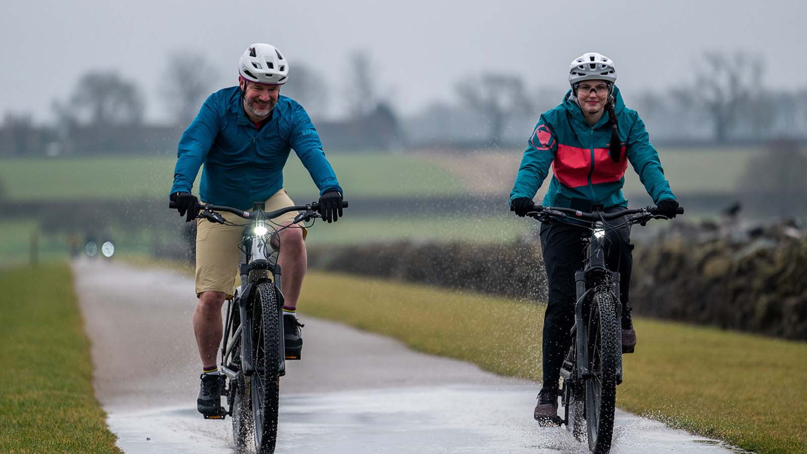 E-bike wet-weather ride